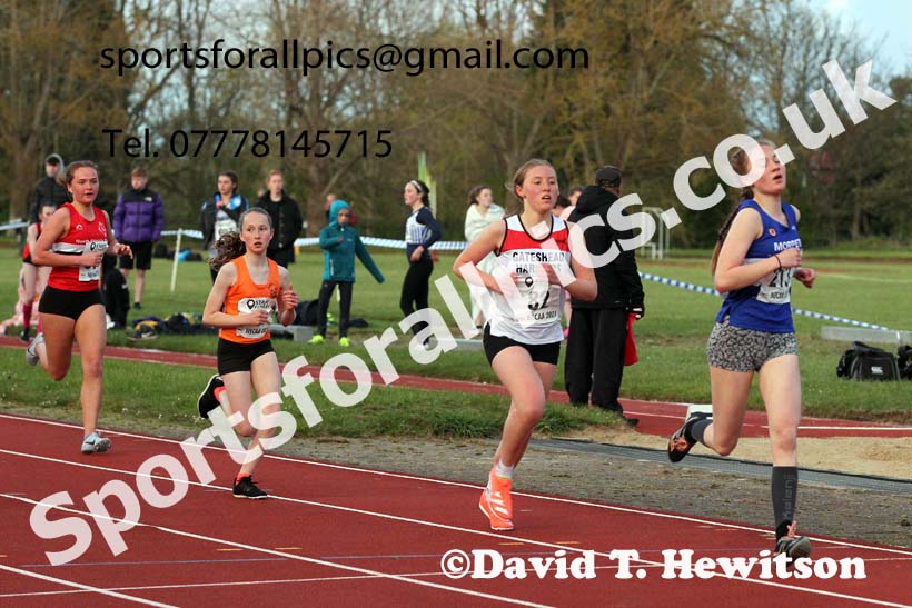 1500 metres, North East Grand Prix No. 1, Monkton on Wednesday, April 28th, 2021. Photo: David T. Hewitson/Sports for All Pics